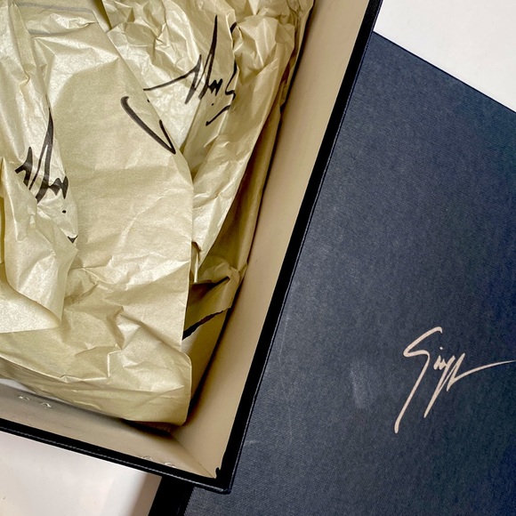 Giuseppe Zanotti Gold Alien/Warby Cristallo Heels Gold Glamour Metallic Pumps - Picture 12 of 16